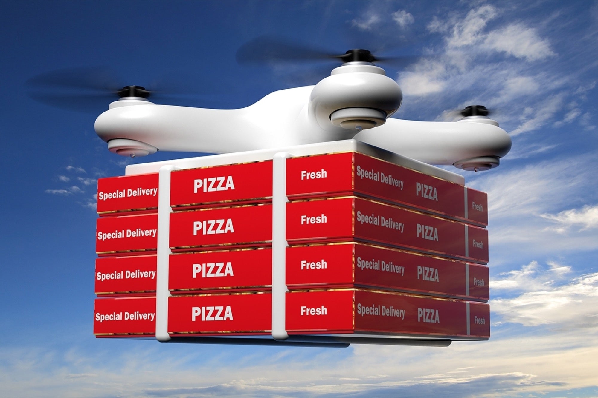 Drone có phải là hồi kết cho kỷ nguyên giao hàng bằng xe máy?