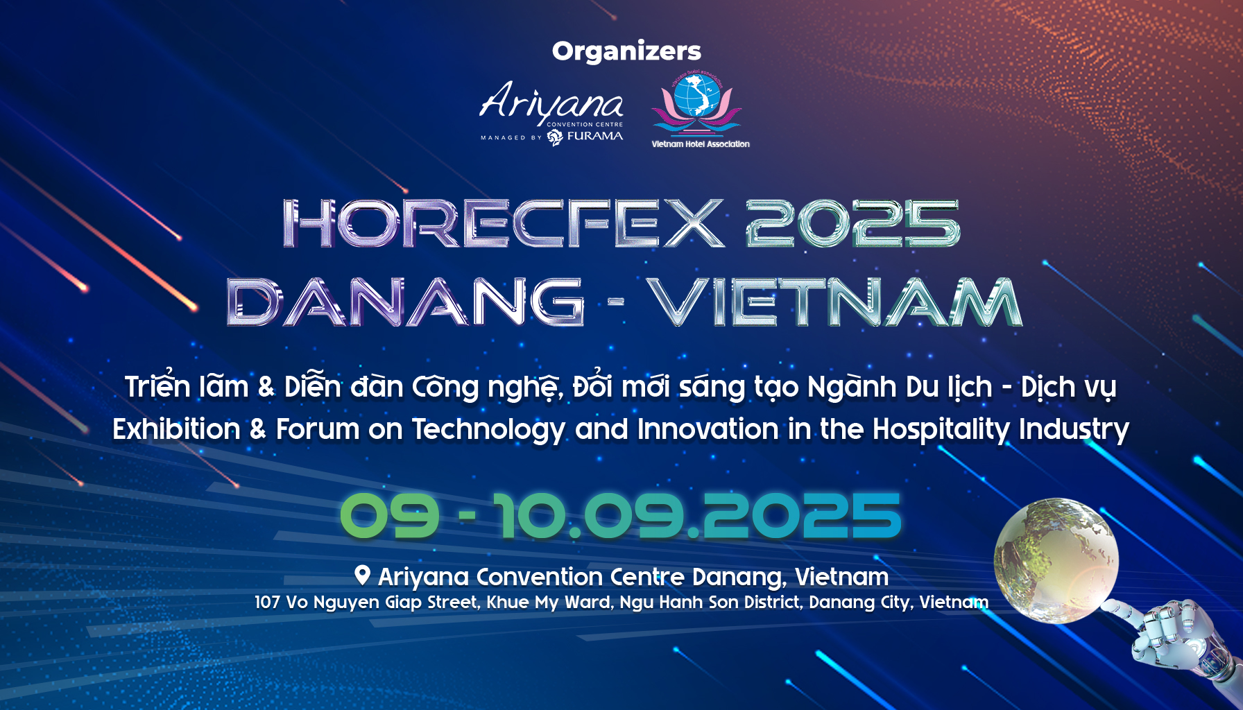 Đăng ký sự kiện HorecFex 2025, Đà Nẵng – Việt Nam | Sự kiện công nghệ hàng đầu ngành du lịch, dịch vụ đang chờ bạn